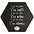 Placa Decorativa O que eu Penso (25x22cm) - Imagem 1