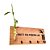 Porta Chaves em Madeira com Bambu da Sorte (40cm) - Imagem 4