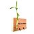 Porta Chaves em Madeira com Bambu da Sorte (40cm) - Imagem 3