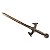 Punhal Athame Cruz de Malta em Metal (16cm) - Imagem 3