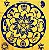 Toalha para Tarô Mandala Cigana (70x70cm) - Imagem 1