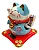 Gato da Sorte Manekineko em Cerâmica com Movimento (11cm) - Imagem 3