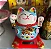 Gato da Sorte Manekineko em Cerâmica com Movimento (11cm) - Imagem 2