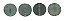 Kit com 4 Discos de Chumbo (3,5cm) - Imagem 1