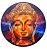 Placa Decorativa Redonda Buda (25cm) - Imagem 1
