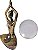 Estátua Yoga Luxury com Esfera de Cristal (30cm) - Imagem 2