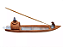 Incensário Cascata e Vareta Barco com Pescador (26cm) - Imagem 1