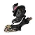 Gato Salem na Vassoura Wicca (8,5cm) - Imagem 1