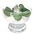 Taça da Saúde com Quartzo Verde, Ponta de Cristal e Sal Grosso (7cm) - Imagem 1