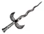 Punhal Egípicio Athame Cruz Ansata Ankh em Metal (21cm) - Imagem 3