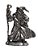 Estátua Mago Merlin em Metal com Cristal (12cm) - Imagem 1