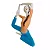 Estátua Yoga Alongamento (16cm) - Imagem 3