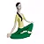 Estátua Yoga Meditando (16cm) - Imagem 2