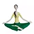 Estátua Yoga Meditando (16cm) - Imagem 1