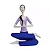 Estátua Yoga Reverenciando (16cm) - Imagem 1