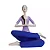 Estátua Yoga Reverenciando (16cm) - Imagem 4