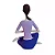 Estátua Yoga Reverenciando (16cm) - Imagem 5