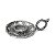 Porta Velas Wicca Lua e Estrelas em Metal (4cm) - Imagem 1