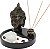 Jardim Zen Cabeça de Buda com Porta Incensos (17cm) - Imagem 2