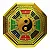 Baguá Feng Shui Yin Yang Dourado (13cm) - Imagem 1
