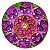 Mandala em Vidro Espiritualidade (10cm) - Imagem 1