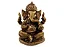 Estátua Ganesha no Altar em Resina (10cm) - Imagem 1