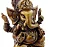 Estátua Ganesha no Altar em Resina (10cm) - Imagem 3