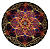 Mandala em Vidro Fogo (30cm) - Imagem 1
