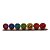 Base em Madeira com 7 Chakras (40cm) - Imagem 1