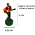 Estátua Cigano Vermelho em Resina (10cm) - Imagem 4
