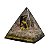 Orgonite Pirâmide Orixás Oxum (6cm) - Imagem 1