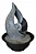 Fonte de Água Silhueta com Esfera de Vidro (28cm) - Imagem 2