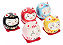 Kit com 5 Daruma Gatinho Colorido em Cerâmica (5cm) - Imagem 4