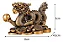 Estátua Dragão Chinês Dourado (11cm) - Imagem 2