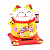 Gato da Sorte Manekineko em Cerâmica com Movimento (Amarelo) - Imagem 1