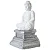 Estátua Buda Meditando no Pedestal (9,5cm) - Imagem 2