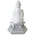 Estátua Buda Meditando no Pedestal (9,5cm) - Imagem 4