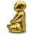 Estátua Monge Jizo Meditando em Resina (12cm) - Imagem 3