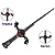 Punhal Athame Cigano com Pedra Vermelha (21cm) - Imagem 2