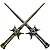 Punhal Athame Wicca Triluna em Metal (20cm) - Imagem 1