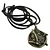 Colar Orixá Iansã em Metal com Cordão (3,5cm) - Imagem 2