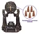 Incensário Cascata Altar de Baphomet (18cm) - Imagem 3