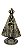 Estátua em Metal Nossa Senhora Aparecida (5cm) - Imagem 1