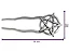 Prendedor de Cabelo Pentagrama (14cm) - Imagem 5