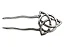 Prendedor de Cabelo Triqueta (14cm) - Imagem 2