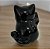 Estátua Manekineko em Porcelana (Preto) - Imagem 4