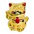 Estátua Manekineko em Porcelana (Dourado) - Imagem 1