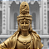 Estátua Deusa Kuan Yin Sentada (Dourada) - Imagem 4