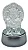 Ganesha em Cristal com Base de LED (10cm) - Imagem 1