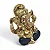 Estátua Mini Ganesha Dourado (5cm) - Imagem 3